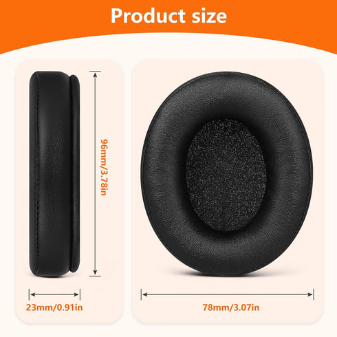 Replacement Ear Pads Cushions for Skullcandy Hesh 3 / EVO/ANC, Crusher ANC/EVO / 360, Venue Wired and Wireless Headphones, Headphone Earpads with ...