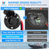 MICTUNING Trolling Motor Plug and Receptacle, 12-24V 8 AWG, Quick Connect for Marine Boat Yacht Minn Kota MotorGuide Newport, Waterproof Dustproof...