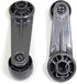 PT Auto Warehouse TO-1021G-P - Inside Window Crank Door Handle, Gray - Left/Right Pair...