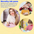20 Pieces Paintbrush Pen Bamboo Brush Shape Ballpoint Pen Novelty Retractable Paintbrush Ink Pens for Art Activities School Stationery House Warmi...