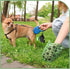 Dog Poop Bag Holder for Leash, Dog Waste Bag Dispenser with 1 Roll of Pet Trash Bags and Carabiner Clip, Soft Portable Doggie Poop Bag Dispenser w...
