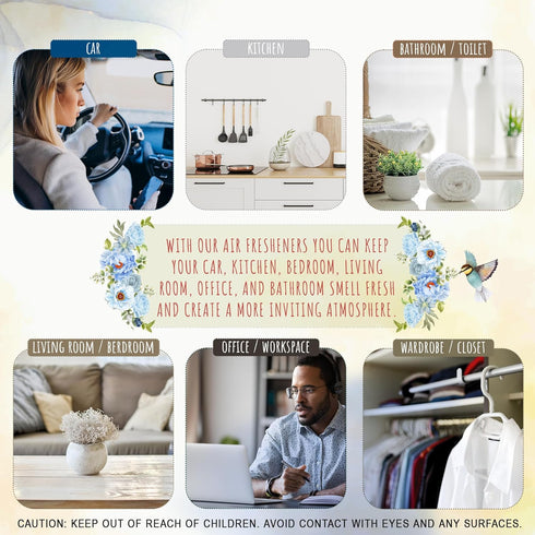Air Freshener | Long Lasting Car Mirror Hanging Air Fragrance | Motivational Quotes | Pleasant Smelling Scent | Luxury Vehicle Air Freshener for M...