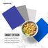 Farberware Flexible Kitchen Cutting Mat Set - Made in the USA - Cross-Contamination Prevention, 8x10 Inches, Non-Slip Design - Easy-Care Kitchen E...