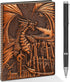 DND Dragon Journal Notebook, 3D Dragon Embossed Notebook with Pen for Dungeons and Dragons/D&D, Great RPG Accessories Nerdy Gifts for DM's & Playe...
