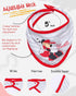 Disney Baby Girls' Bandana Bibs 3 Pack Set for Feeding, Teething, and Drooling, Red/Grey/Pink...