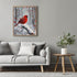 Posterizer 1 pcs-cute little bird in snowy winter scene -13-Art for Animal Lovers-Landscape & Nature Art-Decor for Home & Office- unframed wall ar...