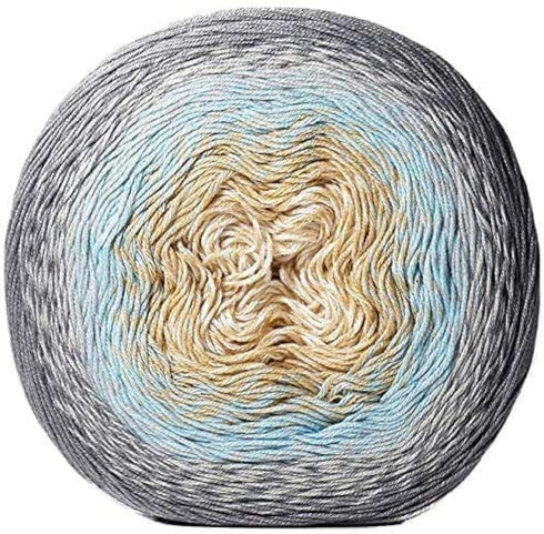 Cotton Yarn Rainbow 55% Cotton 45% Acrylic 250gr 1094yds Multicolor Crochet Yarn Spring Summer 2 Sport (268)...