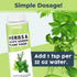 Herb Plant Food for All Edible Herbs, Leafy Greens and Veggies, Liquid Houseplant Fertilizer 8 oz (250mL)...