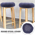 Veemoon Stool Covers Round Round Stool Cushion Cover, Soft Bar Stool Chair Covers with Elastic and Non Slip Bottom, 11 inches Width Soft& Protecti...