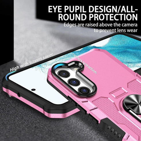 for Samung Galaxy S22 Plus Case S22+ Plus Case with Ring Kickstand Military Grade Shockproof Case Cover Anti-Scratch Protective Armor for Galaxy S...