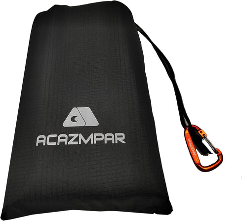 Waterproof Camping Tent Tarp, Ultralight Tent Footprint, Ground Tent Floor Saver for Camping Hiking (Black-79 x55)...