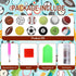 Whaline 12Pcs Sports Ball Diamond Drawing Refrigerator Magnets DIY Cute Balls Rhinestone Painting Full Drill Painting Magnetic Stickers Diamond Ar...