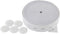 Flat Sewing Band Spool with Buttonholes, Elastic Stretchable, Ideal for DIY Waistbands and Necklines (White, 3/4 inch × 5 Yards)...
