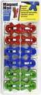 The Pencil Grip Magnet Man People Shaped Magnet Clips, Assorted Color, Set of 12, TPG-13212P...