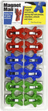 The Pencil Grip Magnet Man People Shaped Magnet Clips, Assorted Color, Set of 12, TPG-13212P...
