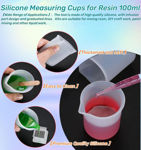 Epoxy Resin Mixer,Paint Mixer,Electric Stirrer Resin Mixer for Minimizing Bubbles, Epoxy Resin Mixer, Resin Stirrer for Resin, Silicone Mixing, DI...