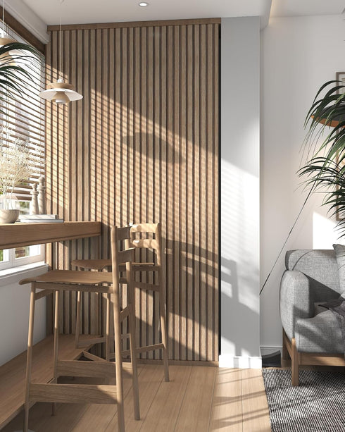 Peel and Stick Wallpaper Wood Slats Wallpaper 17.7"X78.7" Natural Wood Grating Wallpaper Removable Self Adhesive Wallpaper Wood Contact Paper for ...