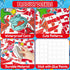 228 First Day of School Seuss' Letters Cutout Bulletin Boards, Numbers Punctuation Symbols Back to School Bright Bulletin Board Letters Accents Po...