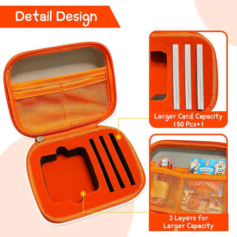 Case Compatible with Yoto Mini Kids Bluetooth Audio Player, Travel Storage Holder for Children’s Speaker Plays Stories Music Podcast Radio Cards (...