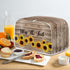 Sunflower 4 Slice Toaster Cover, Dustproof Bread Maker Oven Cover, Small Kitchen Appliance Protector, Anti-Fingerprints Kitchen Bread Machine Prot...