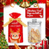 DLY 50 Pcs Christmas Candy Bag Christmas Treat Bags Candy Goodies Plastic Drawstring Gift Bags Merry Christmas Treat Bags for Birthday Party Snack...