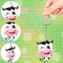 MTLEE Cow Party Favors Cute Rubber Cow Keychain Farm Laughing Cow Animal Cow Baby Keychains for Boys Girls Teens School Carnival Rewards Baby Show...