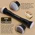 LORYP Black Makeup Brushes 2Pcs Duo End Foundation Powder Brush Set, Blush & Highlighter Brush and Round & Flat Foundation Brush...