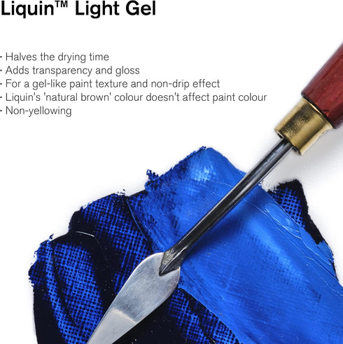 Winsor & Newton Liquin Light Gel Medium, 250ml (8.4-oz) Bottle...