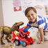 Dinosaur Toys for Kids 3-5: Transforming Dinosaur Car Toy with Light Music for Toddlers 1 2 3 4 5 Year Old Boys Girls - Dino Transformer Toys Cars...