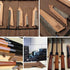 FINDKING Walnut Knife Edge Guard, Wooden Magnetic Knife Sleeve for Counter, Drawer, Knife Bag, Light, Portable Blade Sheath Cover, Suitable for 5"...