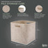 Parker Baby Felt Foldable Storage Cube Bin - 11 Inch Nursery Cubby Storage Bin Cubes for Cube Organizer, Closet Organizers and Storage Toy Bin, Ro...
