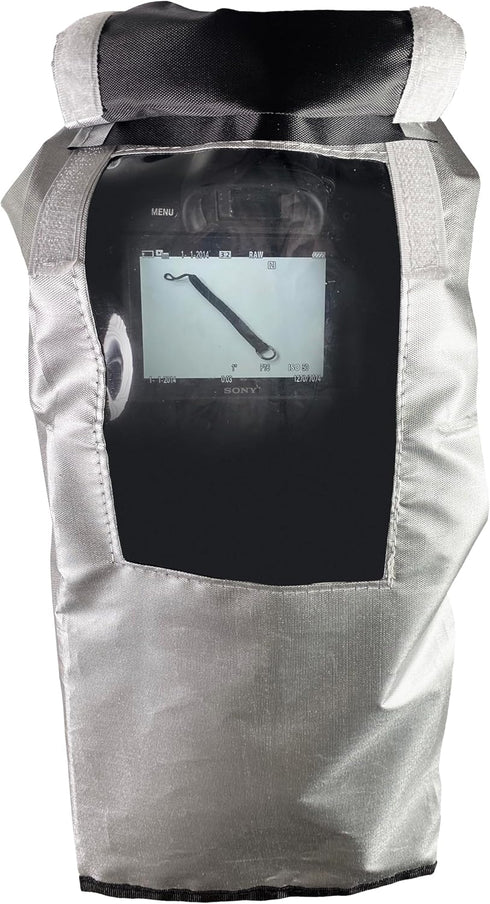 Camera Rain Cover Extra-Long Coat - Waterproof Weather Sleeve Covers DSLR Cameras Gear Lens and for Tripod...