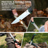 FLISSA Bushcraft Knife, Fixed Blade Knife with Nylon Sheath, Stainless Steel Blade, Ideal for Camping, Backpacking, Fishing, Hiking or Survival, 4...