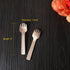 Gmark 4" Mini Wooden Spork 100 ct, Biodegradable Compostable Birchwood Fork Spoon 2-in-1 Utensil (100pcs/bag) GM1058A...