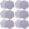 MAGICLULU 12 Pcs Felt Backdrop Wall Sticker White Pegboard Pink Frame Office Bulletin Board Notice Boards for Office Bulletin Board Paper Black Bu...