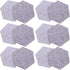 MAGICLULU 12 Pcs Felt Backdrop Wall Sticker White Pegboard Pink Frame Office Bulletin Board Notice Boards for Office Bulletin Board Paper Black Bu...