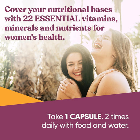 Next Gen Multivitamin for Women – 22 Optimized Vitamins for Immunity, Beauty, Brain, Energy, Bones and Heart – Vitamin C, D, E, K, Iron, B6 and DH...