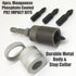 ELECTRIC DRILL to SCREWGUN CONVERTER Adjustable Clutch Drywall Tool Screw Depth Setter w/Manganese S2 Phillips 2 Screwdriver Bit | Countersink Ply...