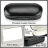 2 in 1 Contact Lens Case and Glasses Case,Double Sided Dual Use Design with Mirror, Tweezer and Contact Lens Solution Bottle,Portable Soak Storage...