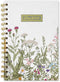 Vintage Wildflower Spiral Journal Notebook 80 Sheets A5 Retro Floral Flower College Ruled Notebook Strong Twin-Wire Binding with Premium Paper for...