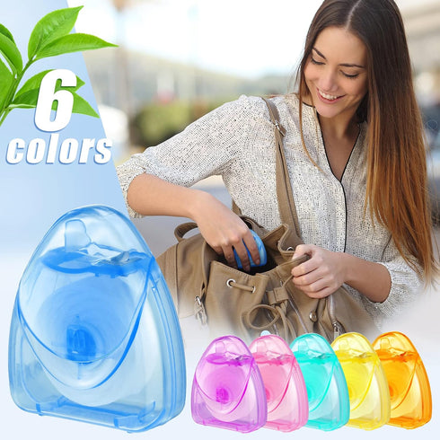 24 Boxes Dental Floss Bulk Travel Floss Mini Dental Floss Mint Waxed Dental Floss for Adults, Each 164 ft/ 50 meters...