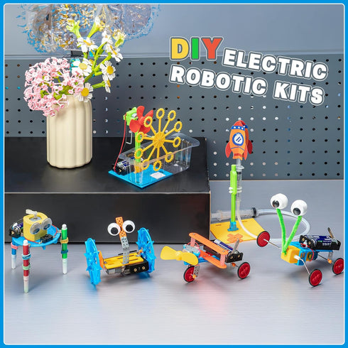 STEM Science Kits Robotics for Kids Age 8-12 6-8 Science Experiments Projects Robot Building STEM Kits Boys Girls Crafts Engineering Electric Moto...