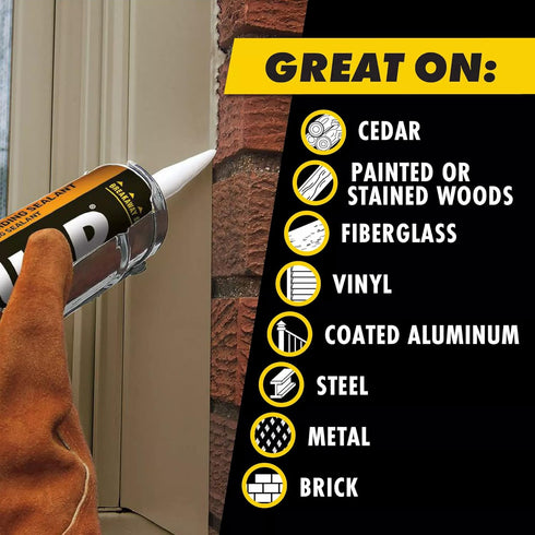 OSI Quad Window, Door and Siding Sealant Bronze 201, 10 fl oz, 1, Cartridge...