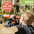 Barcaloo Playhouse Accessories for Kids Outdoor Playset - 11 inch Brown Pirate Playground Telescope Attachment for Backyard Treehouse, Jungle Gym ...
