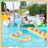 Number 0-9 Pool Float 20'' Gold Pool Birthday Party Decoration Large Inflatable Swimming Balloon for Summer Graduation Party Supplies Indoor Outdo...