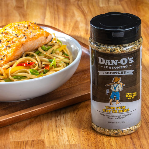 Dan-O’s Seasoning Crunchy | Medium Bottle | 1 Pack (8.9 oz)...