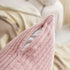Demetex 18x18 Pillow Covers Pink Striped Corduroy Pillowcases Decorative Square Throw Pillows for Couch Bedroom Wedding Decorations, Set of 2, 18 ...