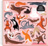 Galison Yoga for Cats 500 Piece Puzzle from Galison - 20" x 20" Jigsaw Puzzle, Bright and Bold Artwork, Thick and Sturdy Pieces, for Cat Lovers!...