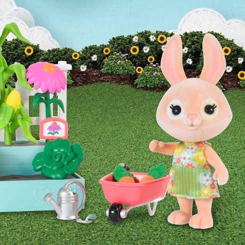 Time to Garden, Complete Set with Miniature Doll Figure, 16 Pieces , Ages 3+...