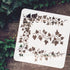 FINGERINSPIRE Ivy Painting Stencil 11.8x11.8 inch Hollow Out Vine Leaves Craft Stencil Reusable Wall Border Leaf Stencil Plastic PET Plant Stencil...